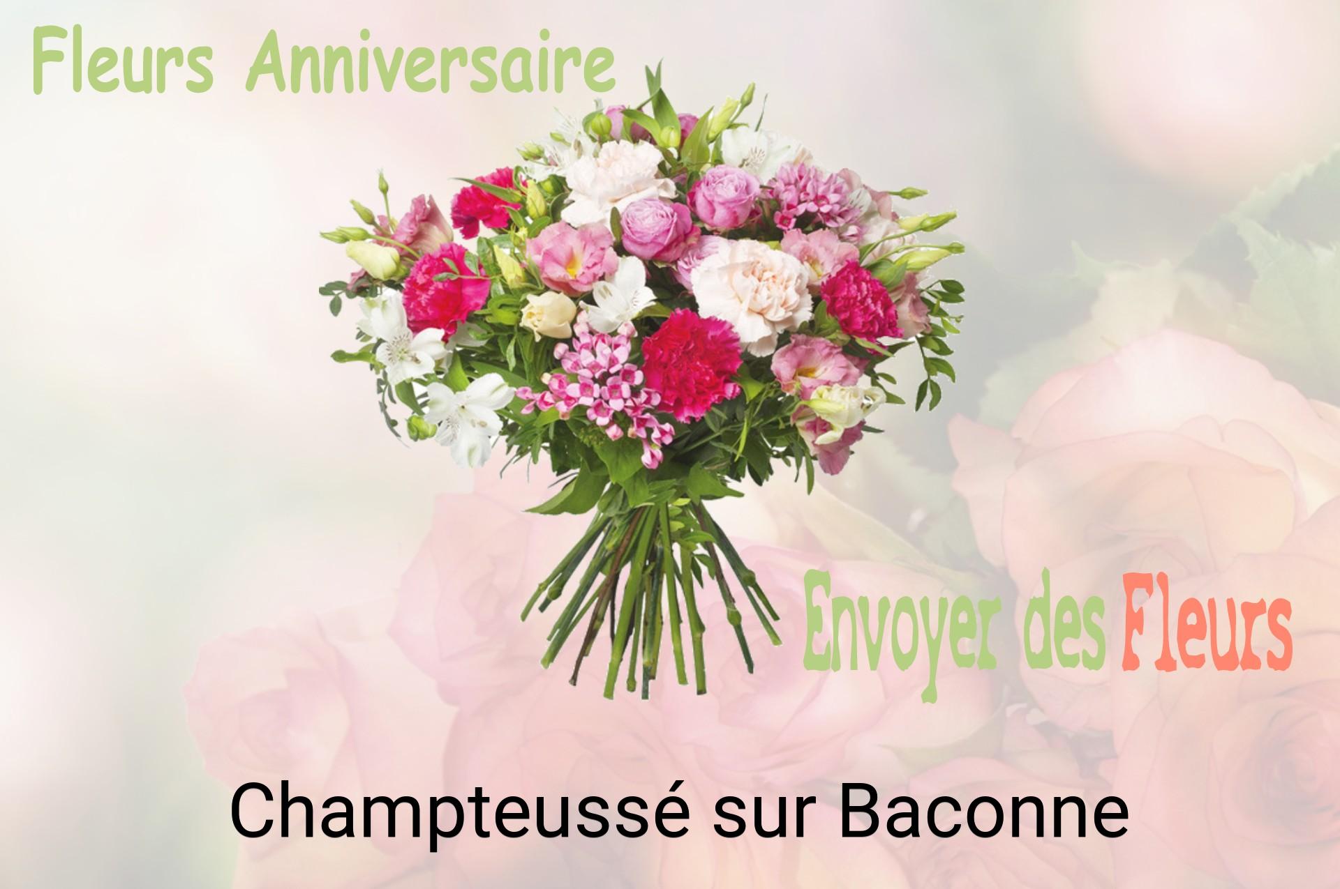 Bouquet de fleurs d’anniversaire livré à Champteussé-sur-Baconne