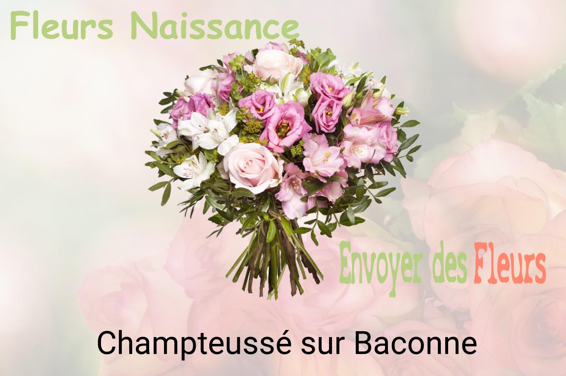 Bouquet de fleurs de naissance livré à Champteussé-sur-Baconne